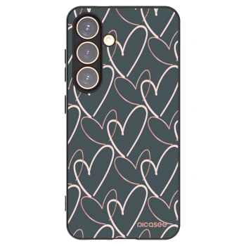 Picasee silikonový černý obal pro Samsung Galaxy S24 S921B 5G - Hodně lásky