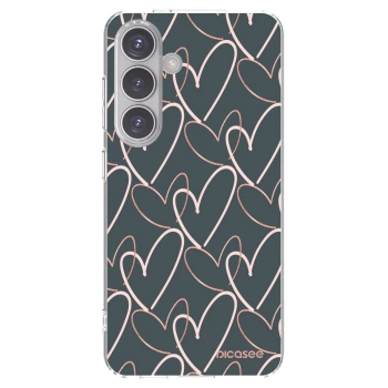 Picasee silikonový průhledný obal pro Samsung Galaxy S24 S921B 5G - Hodně lásky