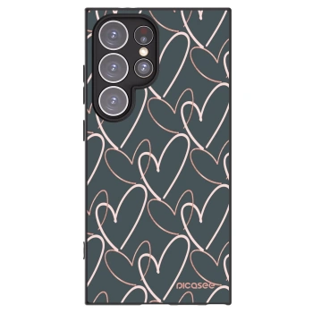 Picasee silikonový černý obal pro Samsung Galaxy S24 Ultra S928B 5G - Hodně lásky