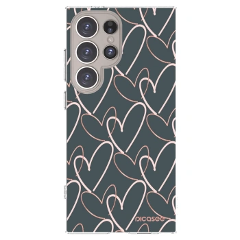 Picasee silikonový průhledný obal pro Samsung Galaxy S24 Ultra S928B 5G - Hodně lásky