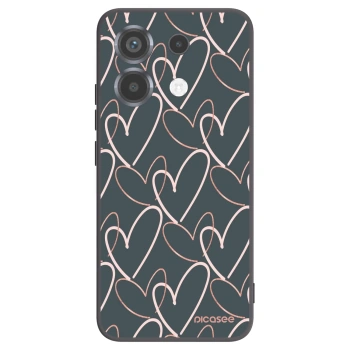 Picasee silikonový černý obal pro Xiaomi Poco X6 - Hodně lásky
