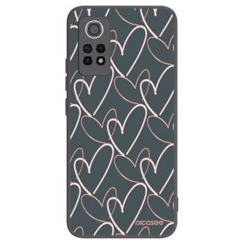Picasee silikonový černý obal pro Xiaomi Redmi Note 12 Pro 4G - Hodně lásky
