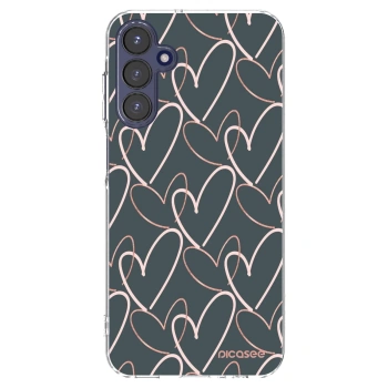 Picasee silikonový průhledný obal pro Samsung Galaxy A15 A155F 4G - Hodně lásky