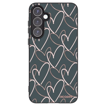 Picasee silikonový černý obal pro Samsung Galaxy A55 5G A556B - Hodně lásky