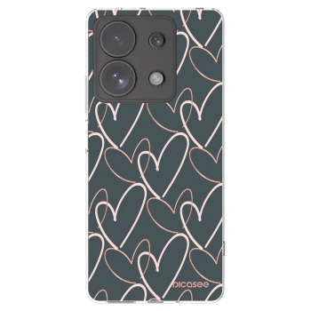 Picasee silikonový průhledný obal pro Xiaomi Redmi Note 13 Pro 4G - Hodně lásky