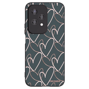 Picasee silikonový černý obal pro Honor 200 Lite - Hodně lásky