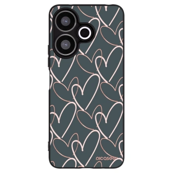 Picasee silikonový černý obal pro Xiaomi Redmi 13 4G - Hodně lásky
