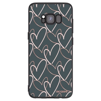 Picasee silikonový černý obal pro Samsung Galaxy S8 G950F - Hodně lásky