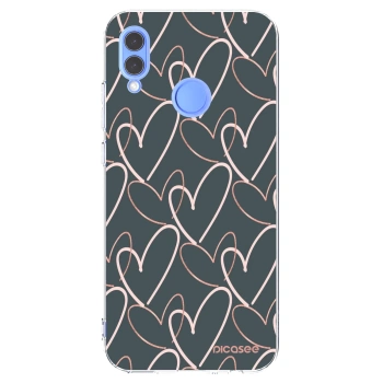 Picasee silikonový průhledný obal pro Honor 10 Lite - Hodně lásky