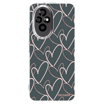 Picasee silikonový průhledný obal pro Honor 200 5G - Hodně lásky