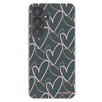 Picasee silikonový průhledný obal pro Samsung Galaxy S24 FE S721B - Hodně lásky