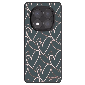 Picasee silikonový černý obal pro Xiaomi Redmi Note 14 Pro 5G - Hodně lásky