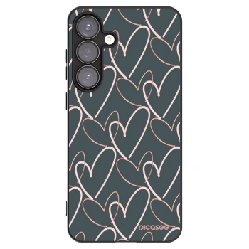 Picasee silikonový černý obal pro Samsung Galaxy S25+ 5G - Hodně lásky