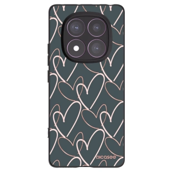 Picasee silikonový černý obal pro Xiaomi Redmi Note 14 Pro 4G - Hodně lásky