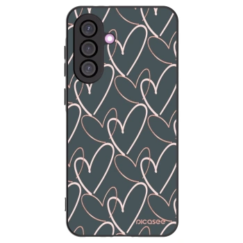 Picasee silikonový černý obal pro Samsung Galaxy A56 5G A566B - Hodně lásky