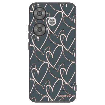 Picasee silikonový černý obal pro Xiaomi Poco F6 - Hodně lásky