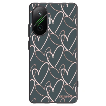 Picasee silikonový černý obal pro Xiaomi Poco F7 Pro 5G - Hodně lásky