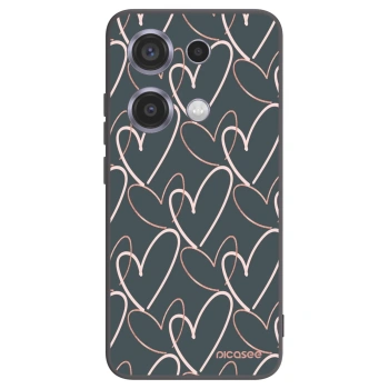 Picasee silikonový černý obal pro Xiaomi Redmi Note 14S - Hodně lásky