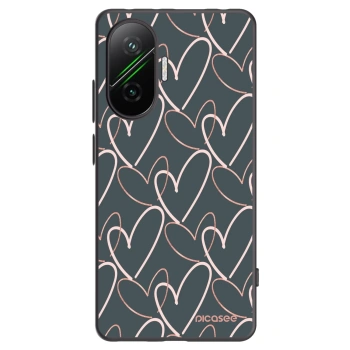 Picasee silikonový černý obal pro Xiaomi Poco F7 5G - Hodně lásky
