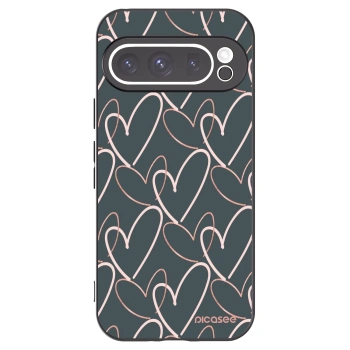 Picasee silikonový černý obal pro Google Pixel 9 Pro XL - Hodně lásky