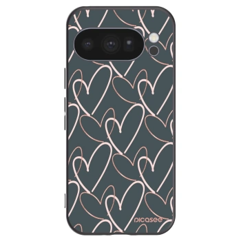 Picasee silikonový černý obal pro Google Pixel 10 Pro - Hodně lásky