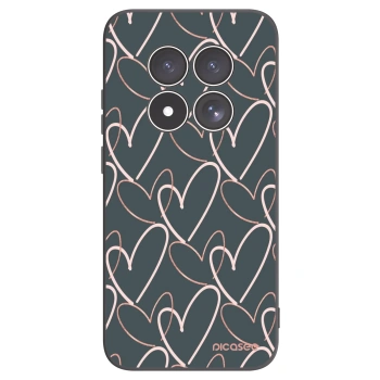 Picasee silikonový černý obal pro Xiaomi Redmi Note 15 Pro 5G - Hodně lásky