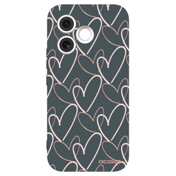 Picasee silikonový černý obal pro Honor 600 Lite - Hodně lásky