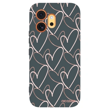 Picasee silikonový černý obal pro Honor 600 - Hodně lásky