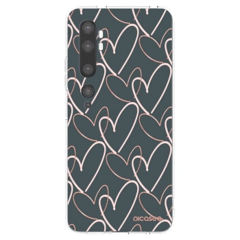 Picasee silikonový průhledný obal pro Xiaomi Mi Note 10 (Pro) - Hodně lásky