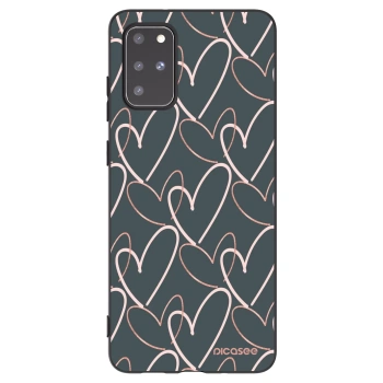 Picasee silikonový černý obal pro Samsung Galaxy S20+ G985F - Hodně lásky
