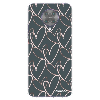Picasee silikonový průhledný obal pro Xiaomi Poco F2 Pro - Hodně lásky