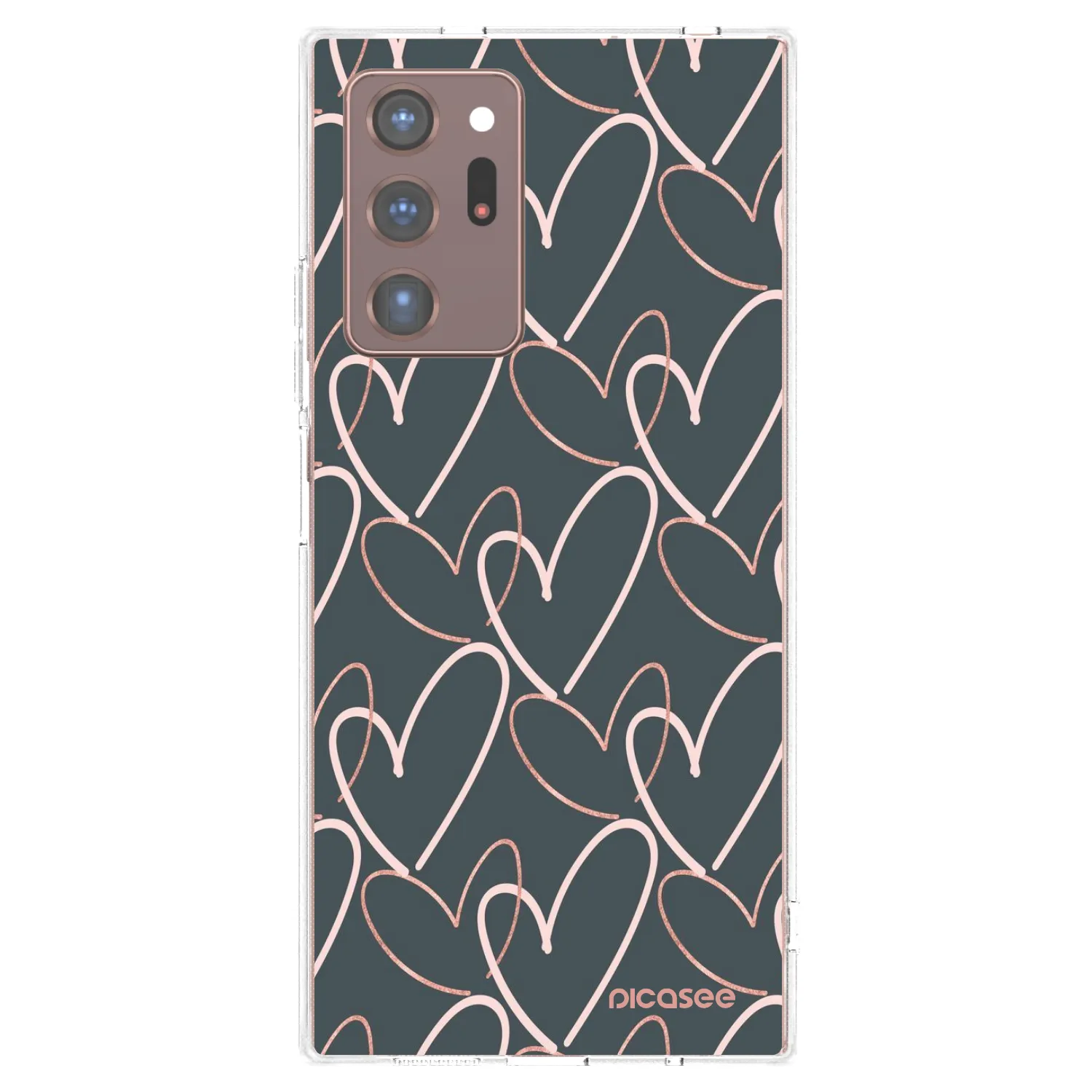 Picasee silikonový průhledný obal pro Samsung Galaxy Note 20 Ultra - Hodně lásky