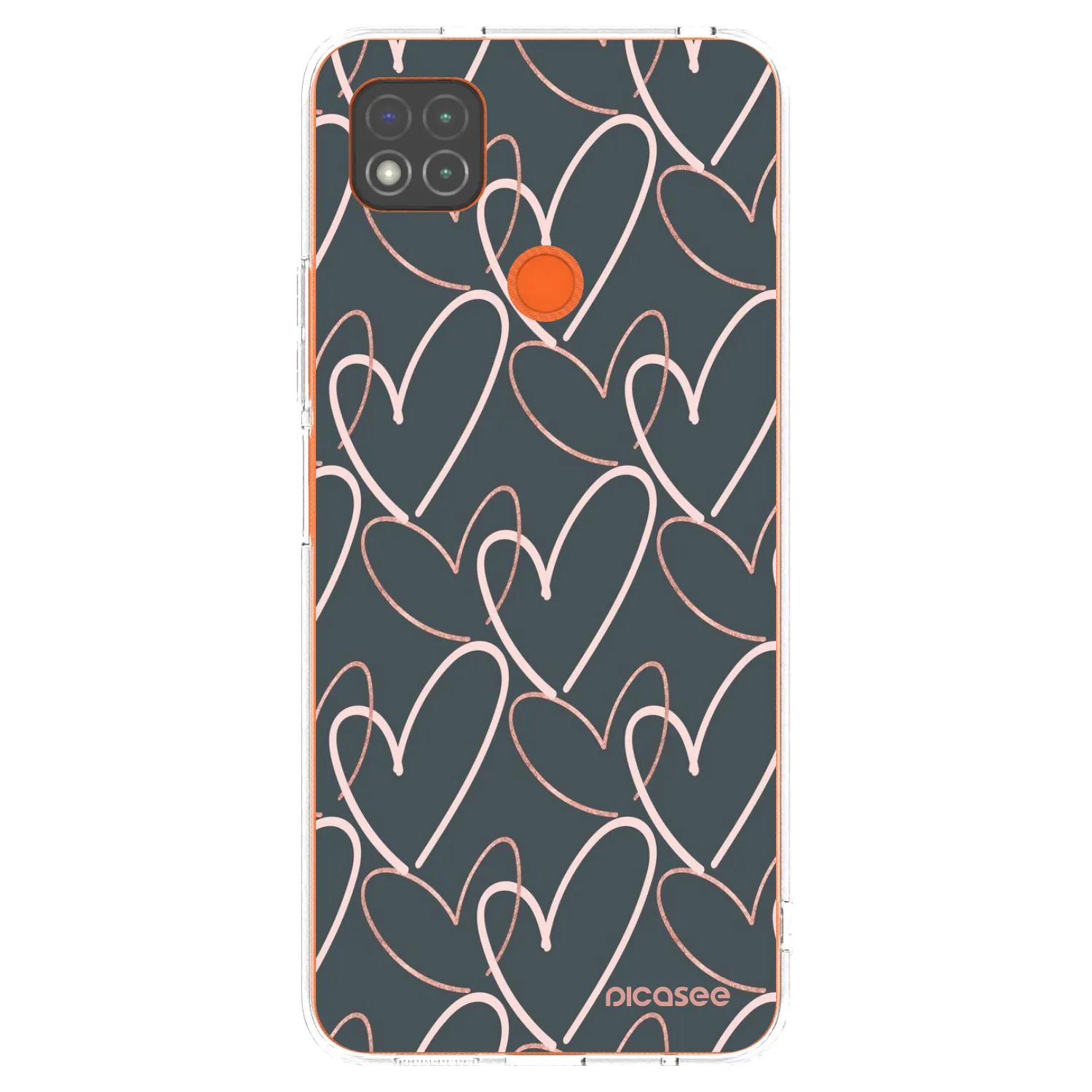 Picasee silikonový průhledný obal pro Xiaomi Redmi 9C - Hodně lásky