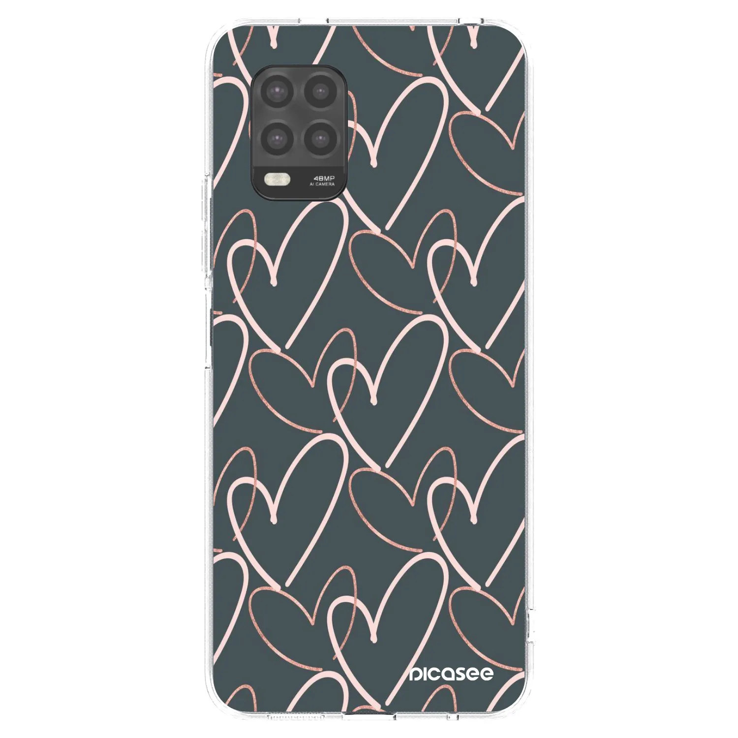 Picasee silikonový průhledný obal pro Xiaomi Mi 10 Lite - Hodně lásky