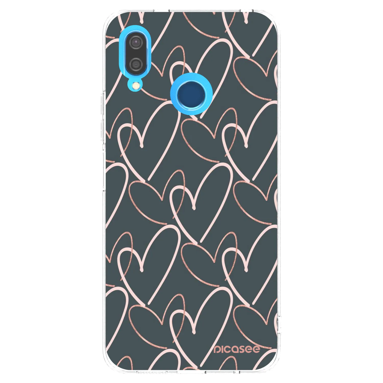 Picasee silikonový průhledný obal pro Huawei P20 Lite - Hodně lásky