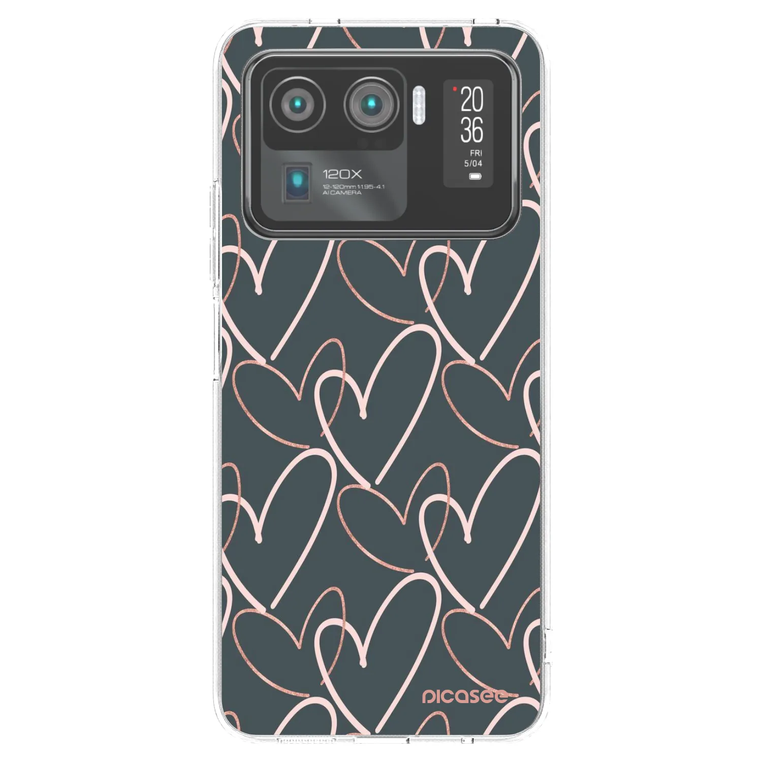 Picasee silikonový průhledný obal pro Xiaomi Mi 11 Ultra - Hodně lásky