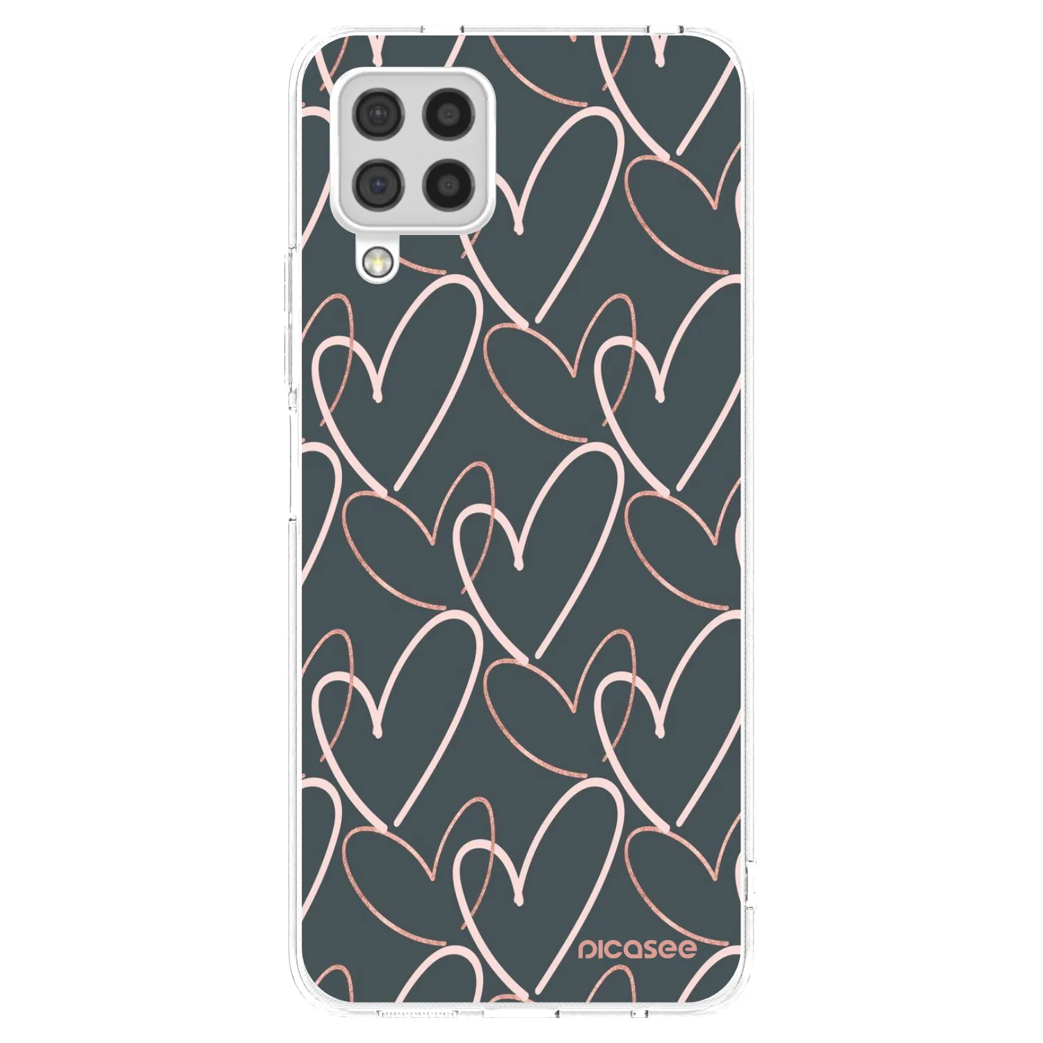 Picasee silikonový průhledný obal pro Samsung Galaxy A22 A225F 4G - Hodně lásky