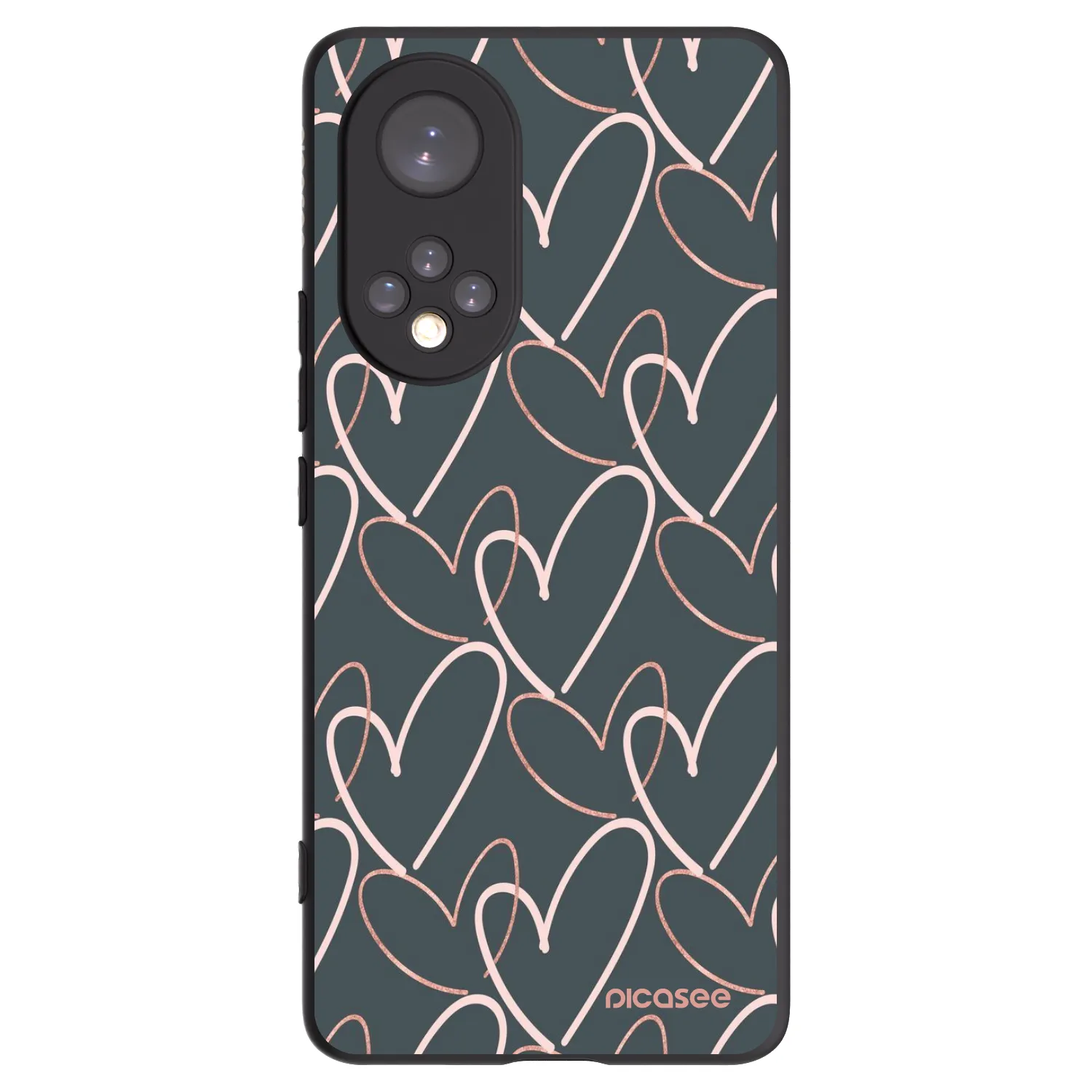 Picasee silikonový černý obal pro Huawei Nova 9 - Hodně lásky
