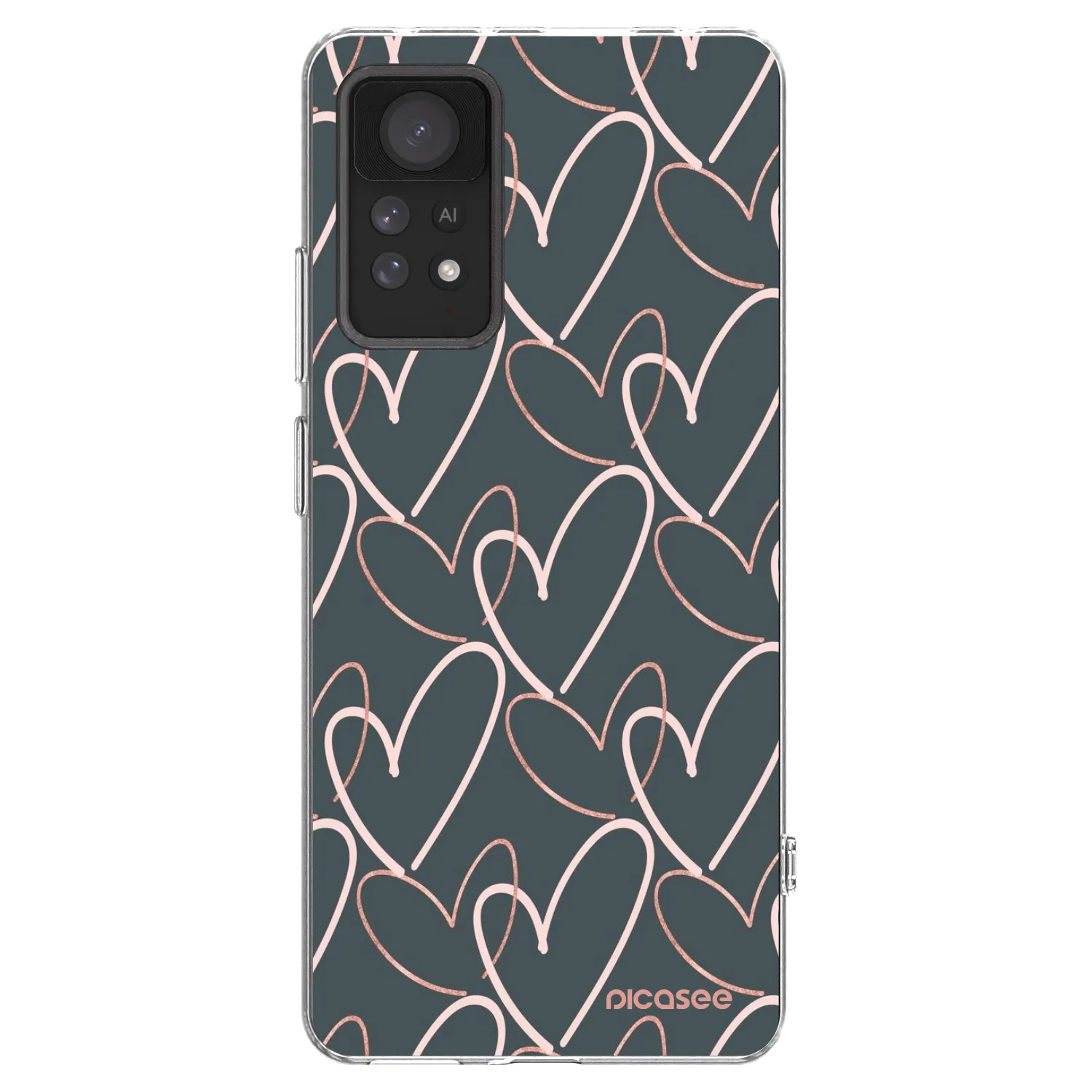 Picasee silikonový průhledný obal pro Xiaomi Redmi Note 11 Pro - Hodně lásky