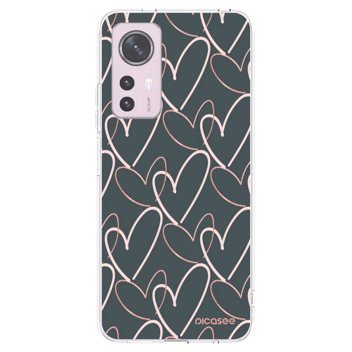 Picasee silikonový průhledný obal pro Xiaomi 12 - Hodně lásky