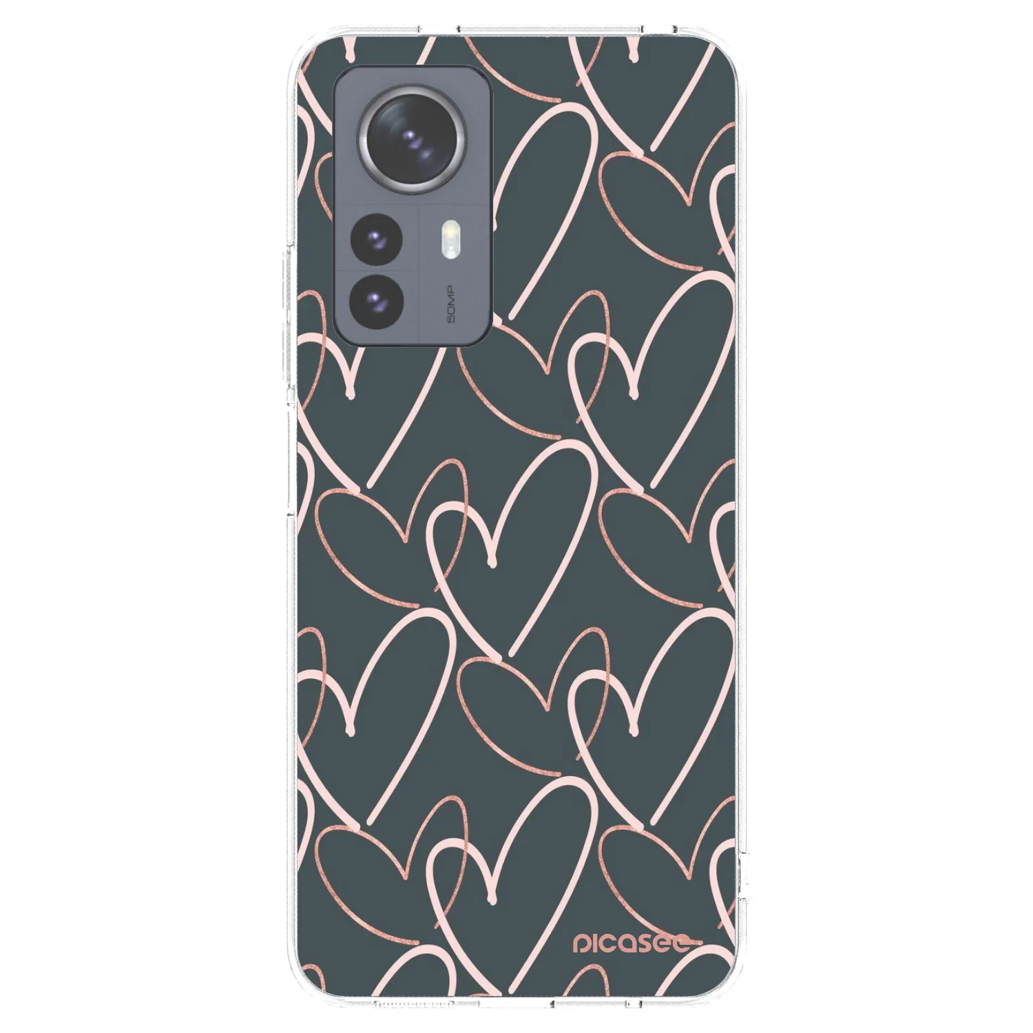 Picasee silikonový průhledný obal pro Xiaomi 12 Pro - Hodně lásky