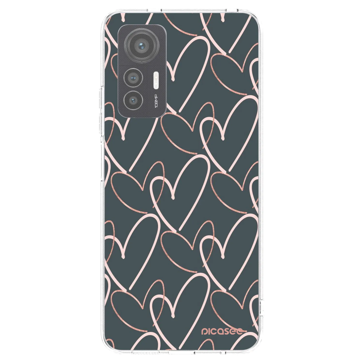 Picasee silikonový průhledný obal pro Xiaomi 12 Lite - Hodně lásky