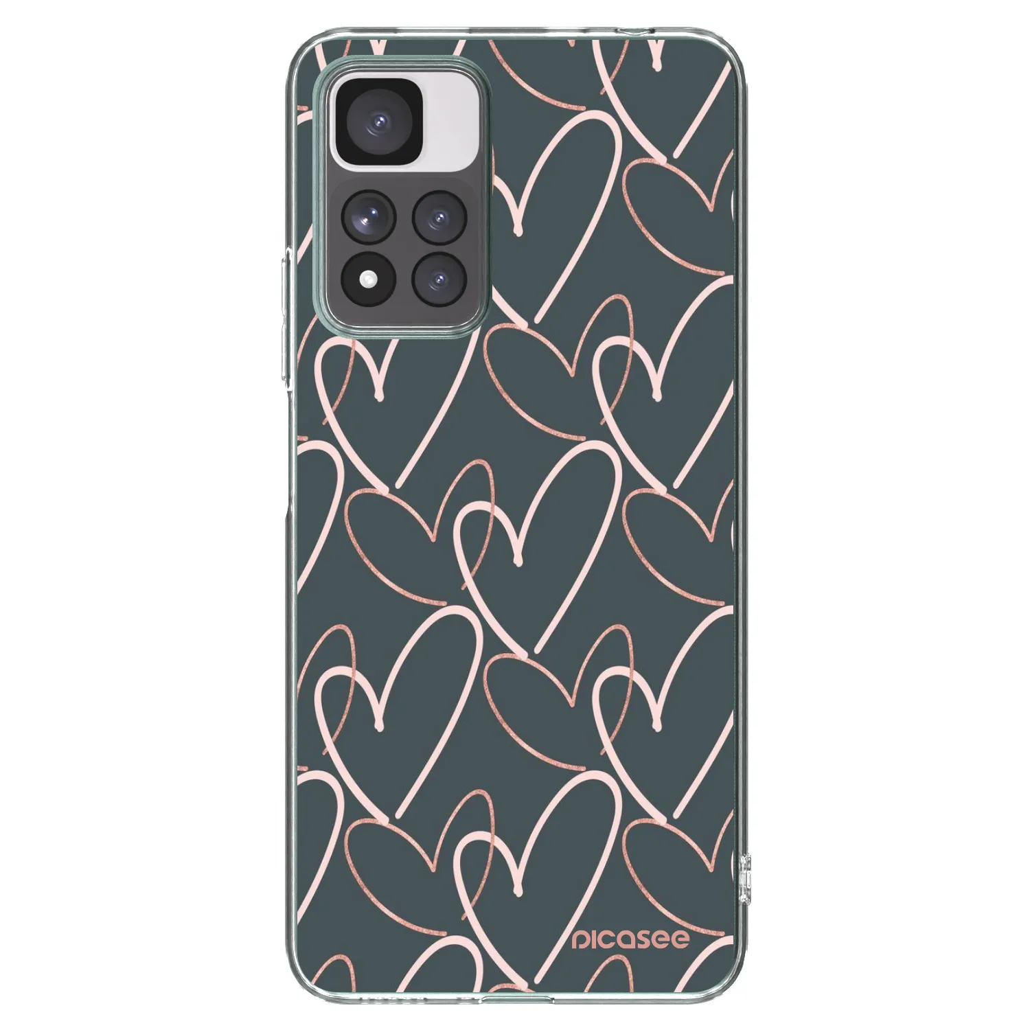 Picasee silikonový průhledný obal pro Xiaomi Redmi Note 11 Pro+ 5G - Hodně lásky