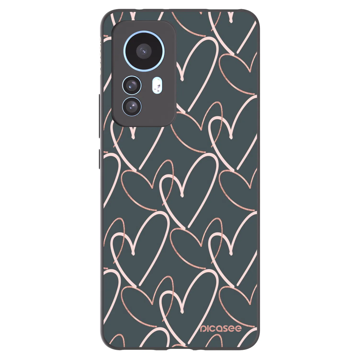 Picasee silikonový černý obal pro Xiaomi 12T Pro - Hodně lásky