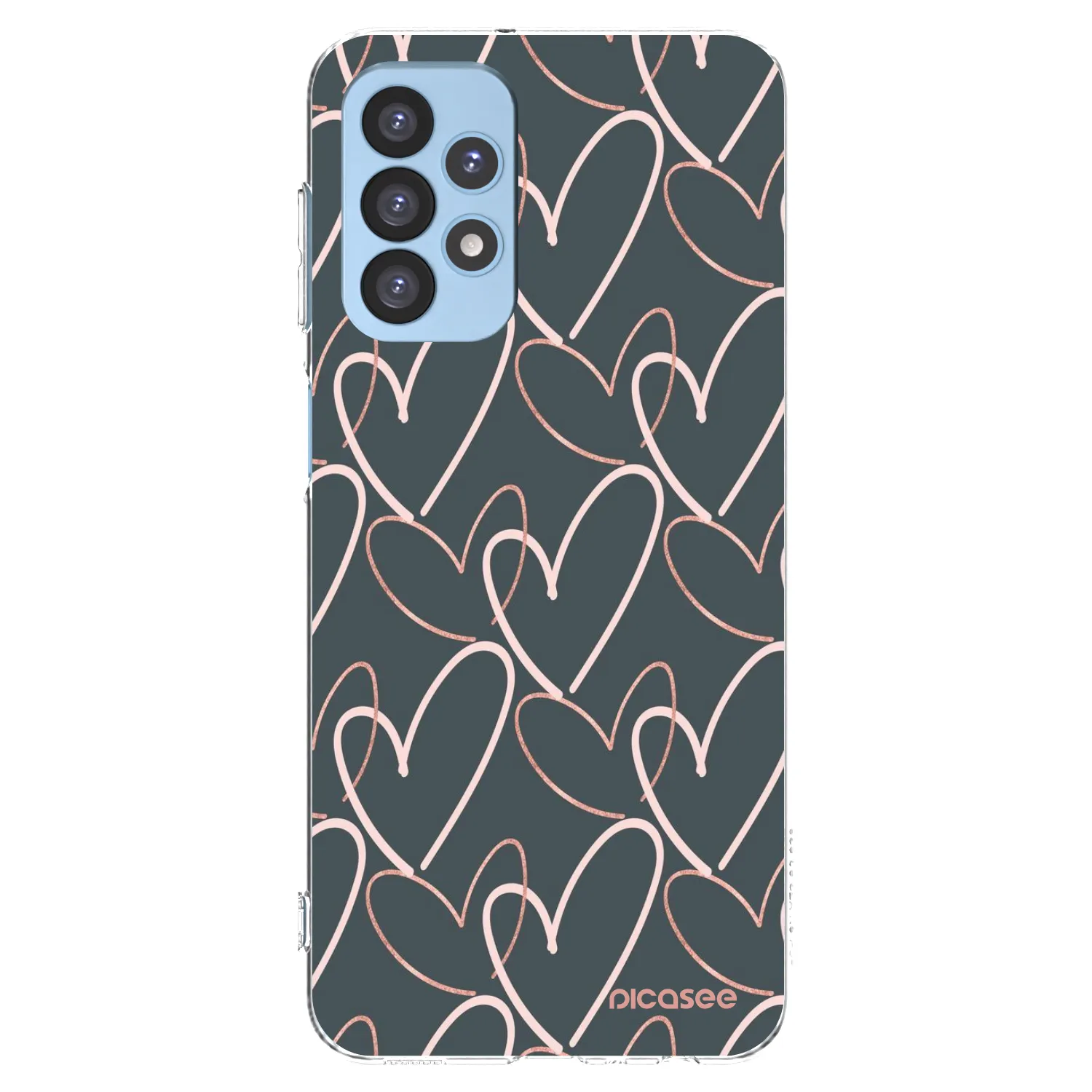 Picasee silikonový průhledný obal pro Samsung Galaxy A23 A235F 4G - Hodně lásky
