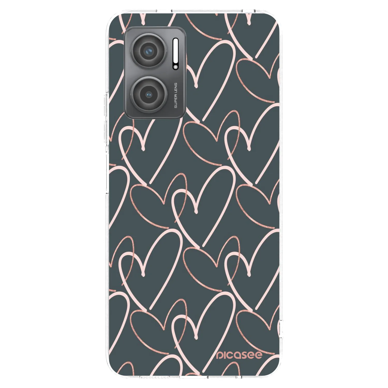 Picasee silikonový průhledný obal pro Xiaomi Redmi 10 5G - Hodně lásky