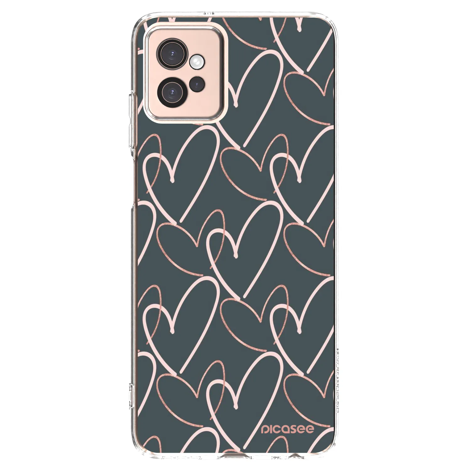 Picasee silikonový průhledný obal pro Motorola Moto G32 - Hodně lásky