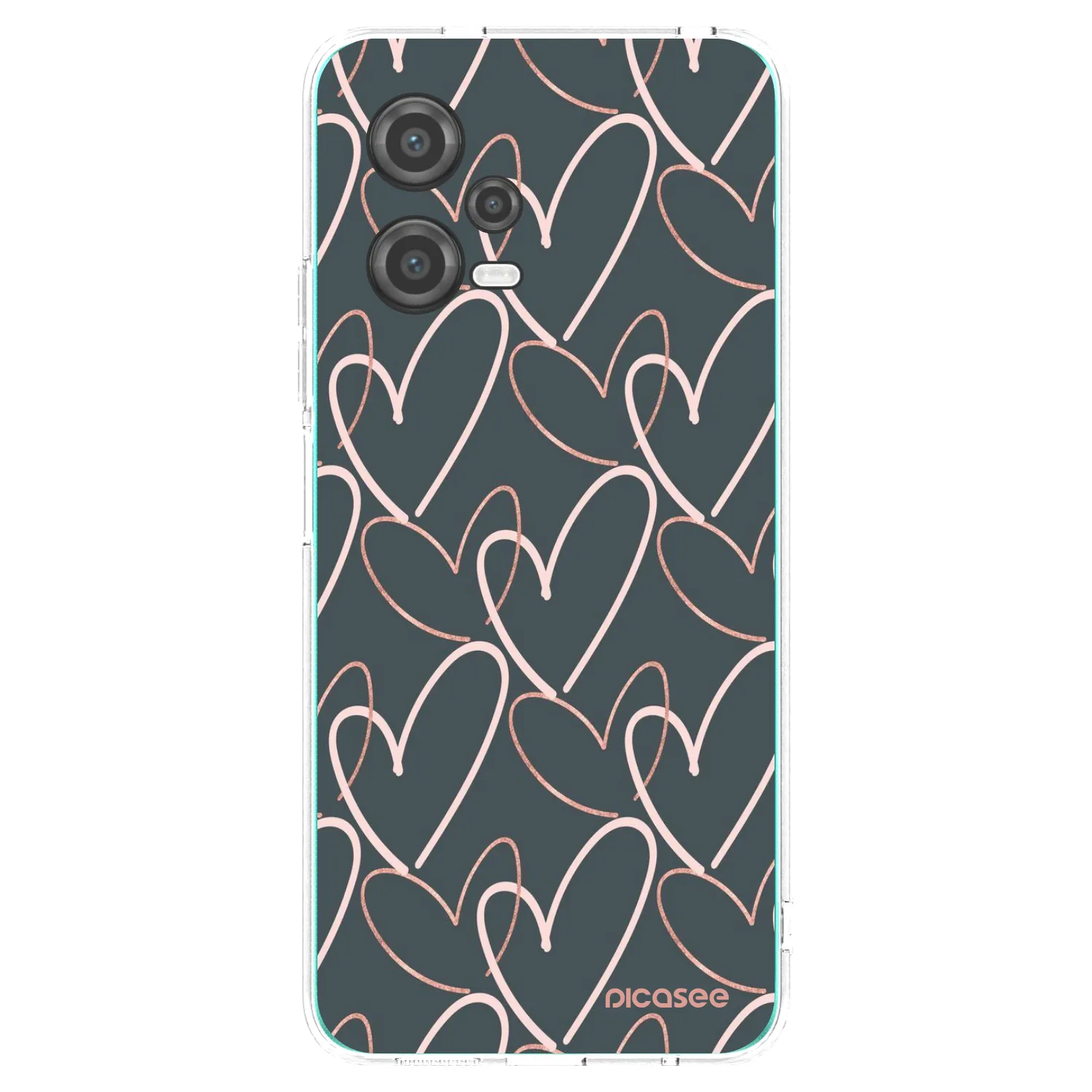 Picasee silikonový průhledný obal pro Xiaomi Poco X5 - Hodně lásky