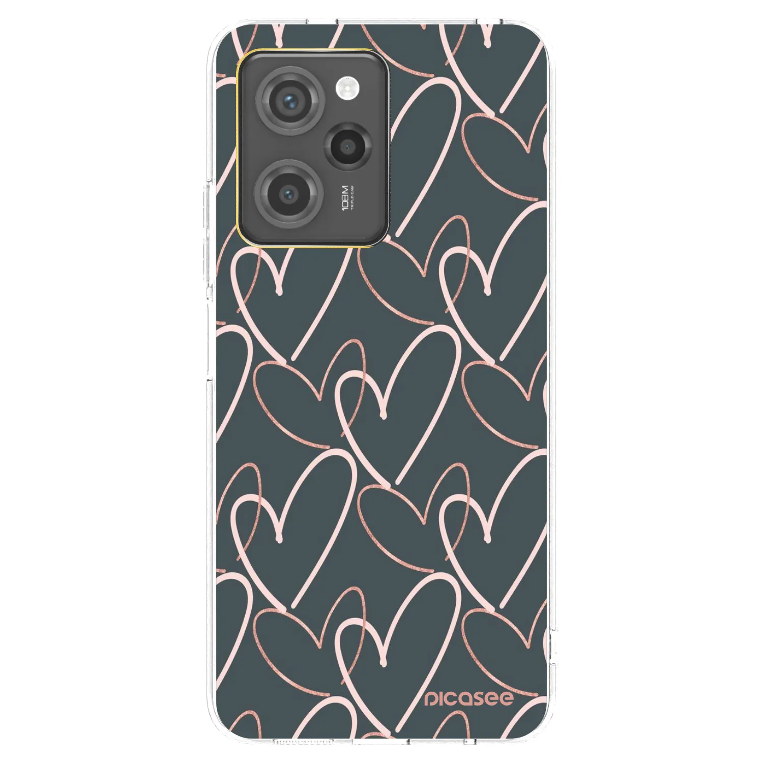 Picasee silikonový průhledný obal pro Xiaomi Poco X5 Pro - Hodně lásky