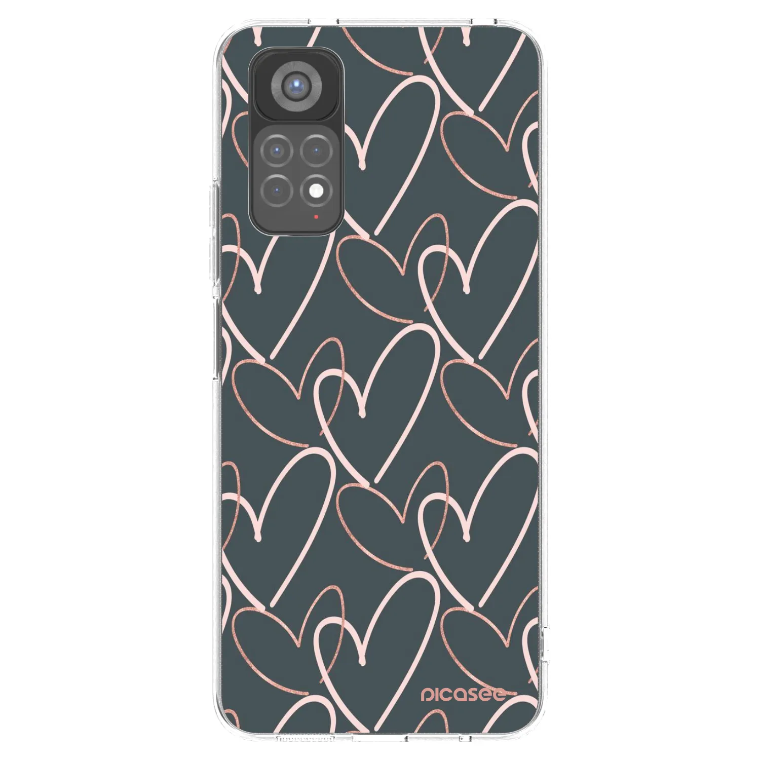 Picasee silikonový průhledný obal pro Xiaomi Redmi Note 11S 5G - Hodně lásky